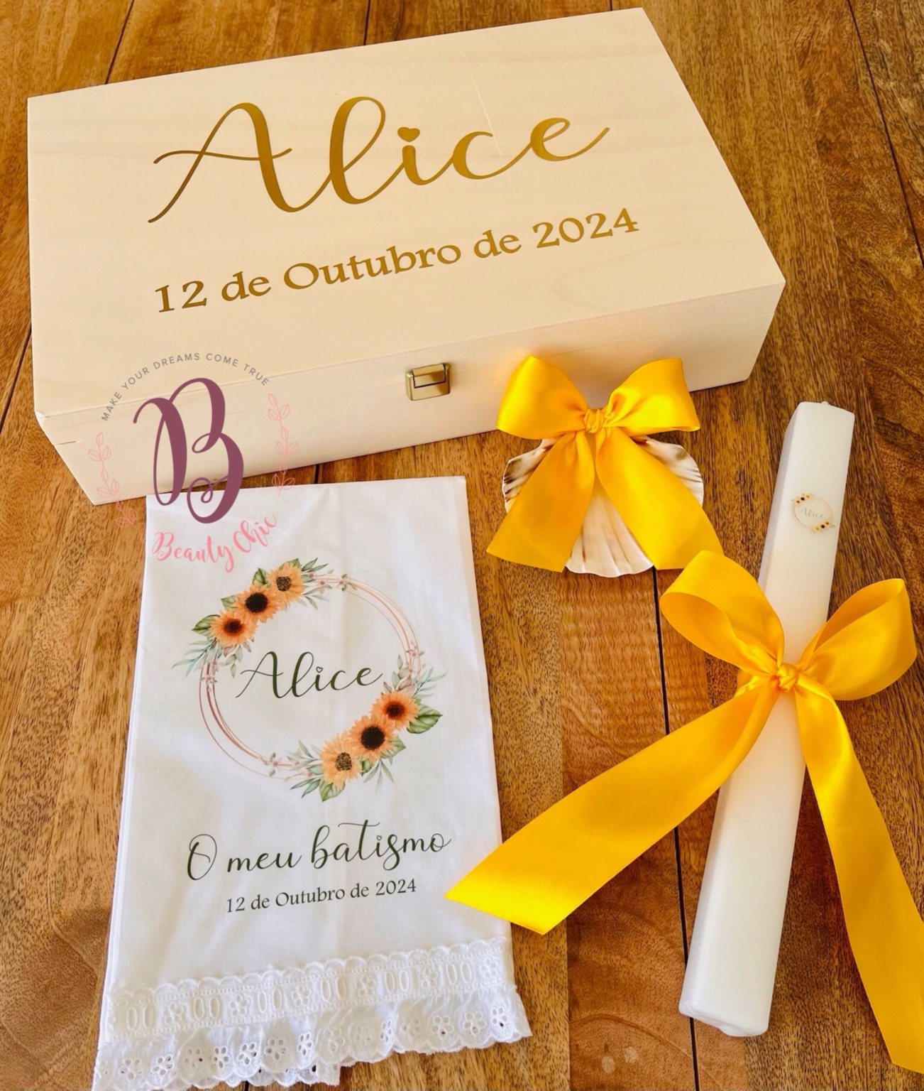 Conjunto de Batismo "Alice"
